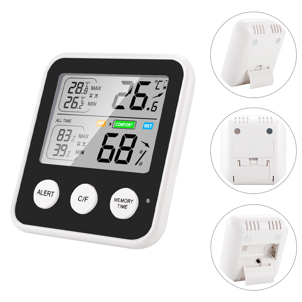 Thermometer Digital - Mini Digital Hygrometer Thermometer ABS Electronic