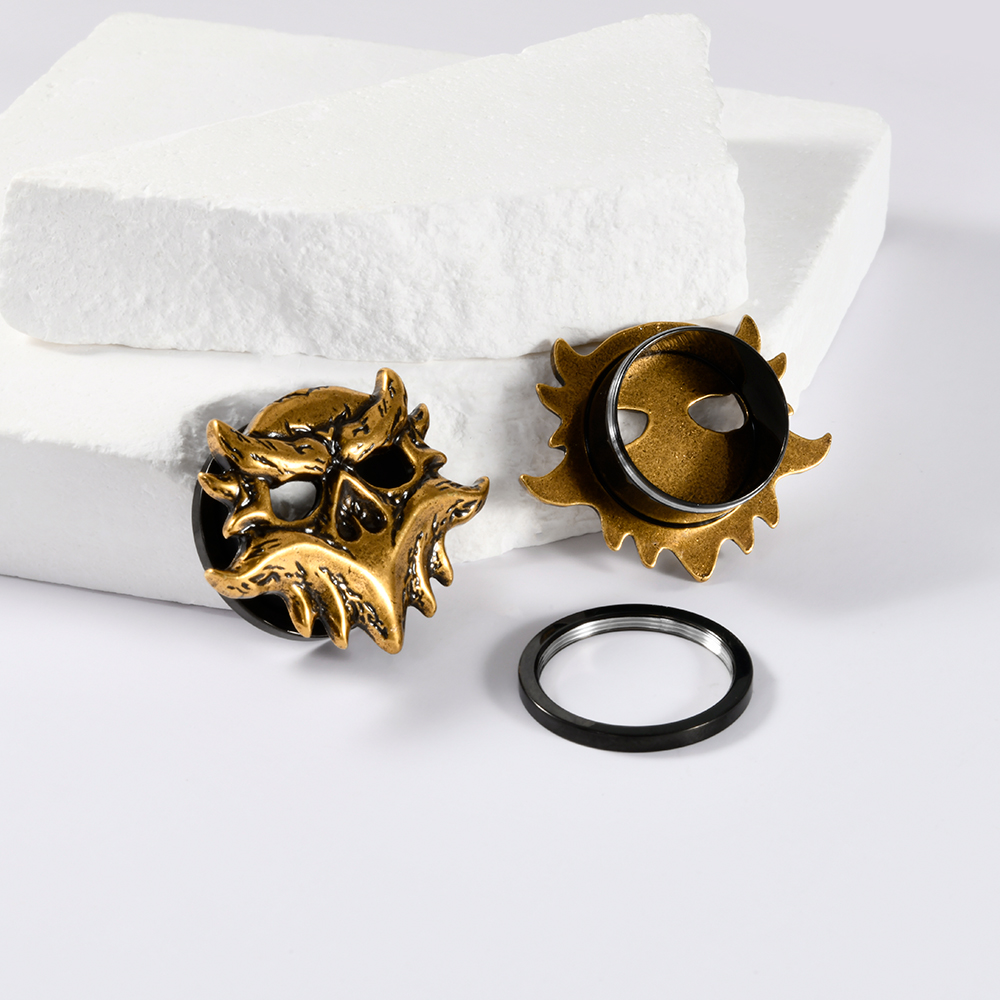 1/2PCS Retro Golden Orc Mask E - огляд і ціна Surgical Mask