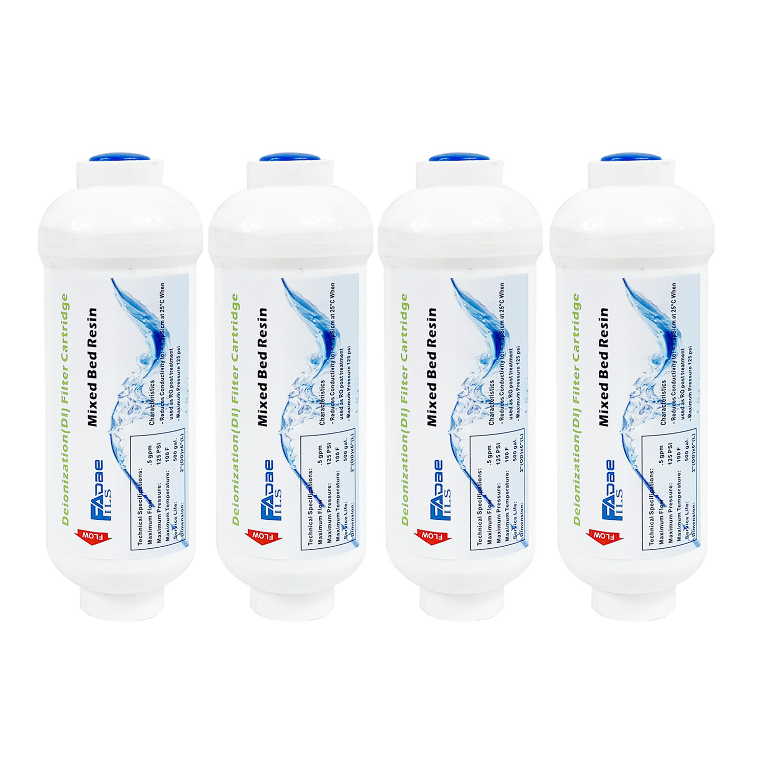 4 Pack Inline DI Mixed Bed Res - огляд і ціна Xlab Medical