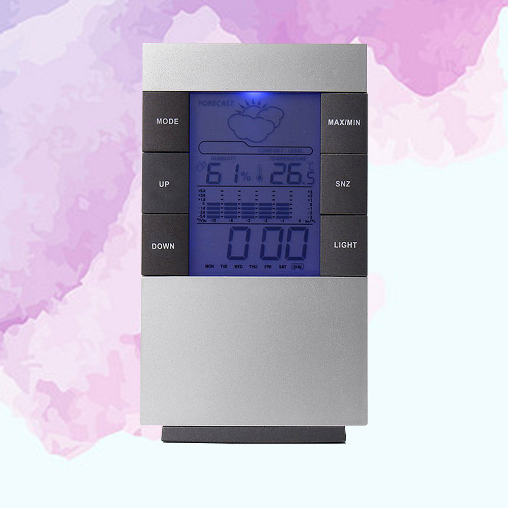 1Pcs LCD Digital Alarm Clock T - огляд і ціна Thermometer Digital